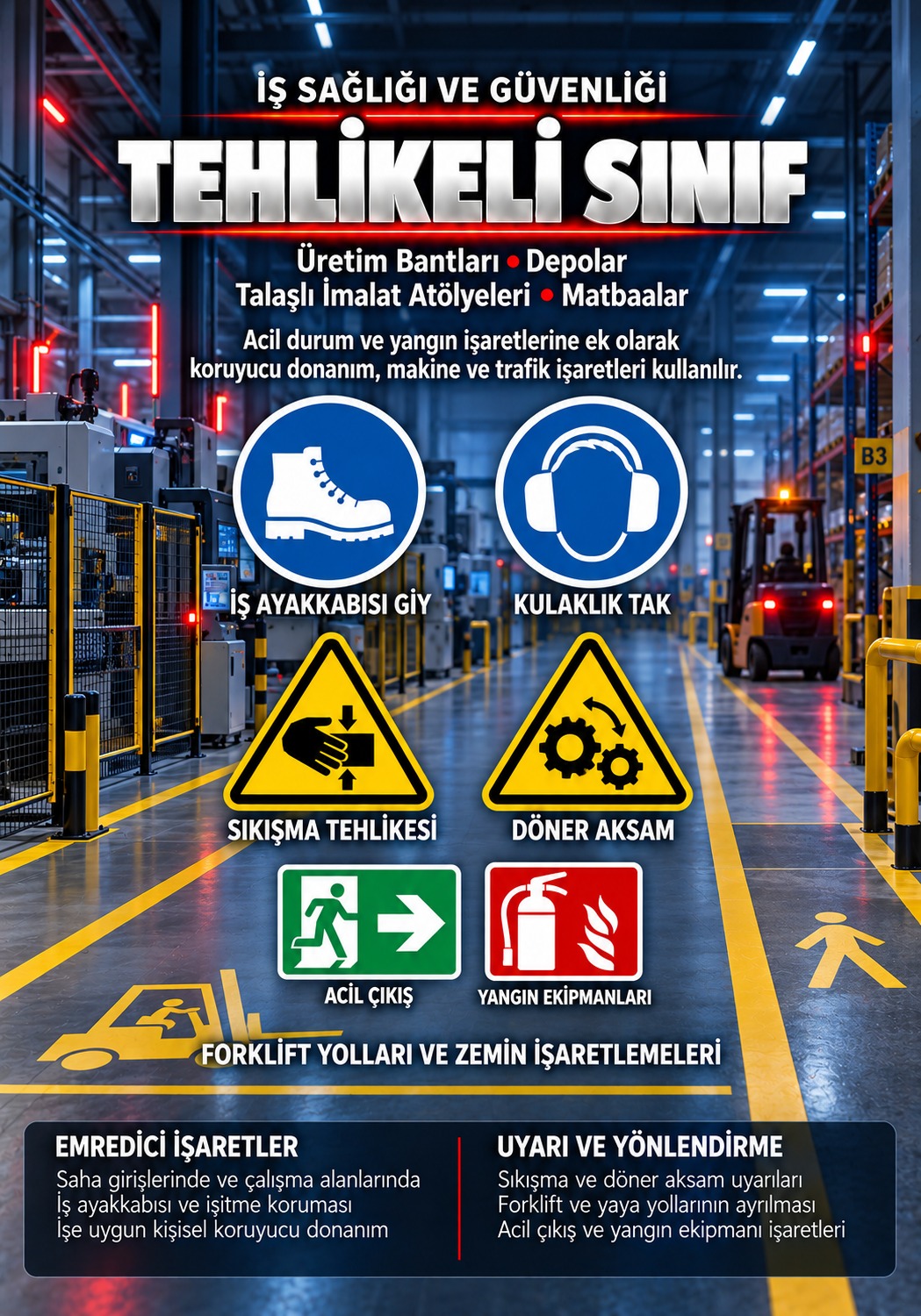 Tehlikeli sınıf işaretleri