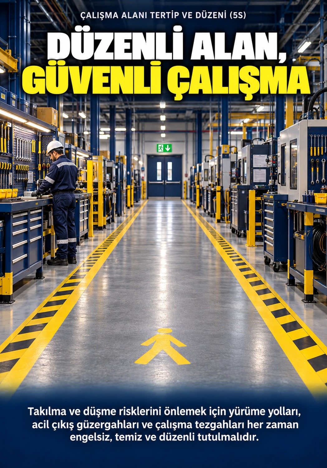 Düzenli alan, güvenli çalışma