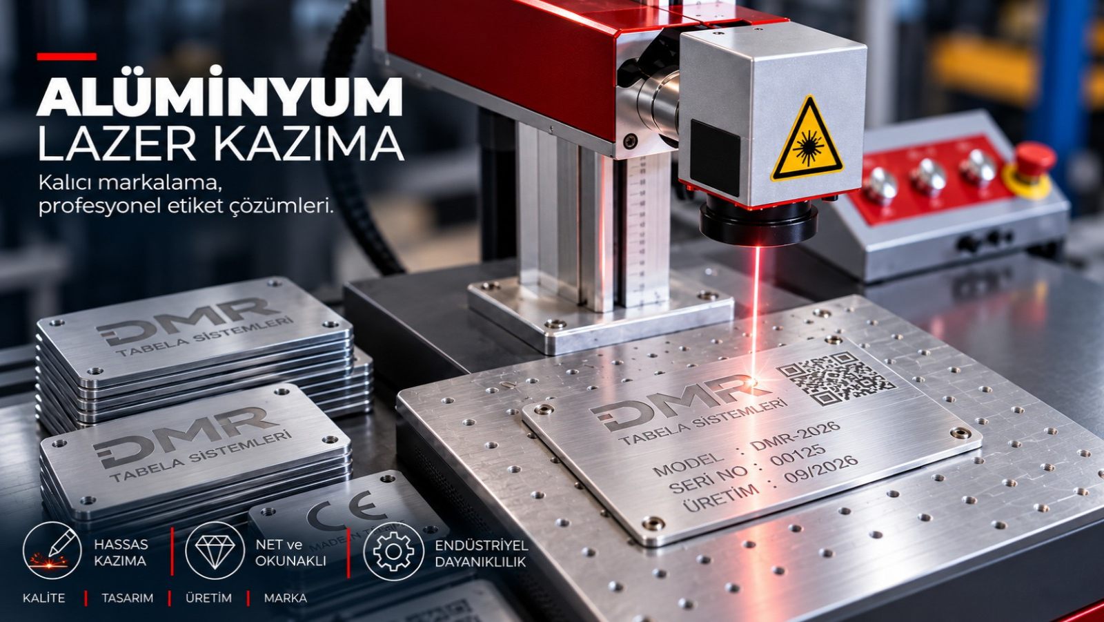 Alüminyum lazer kazıma