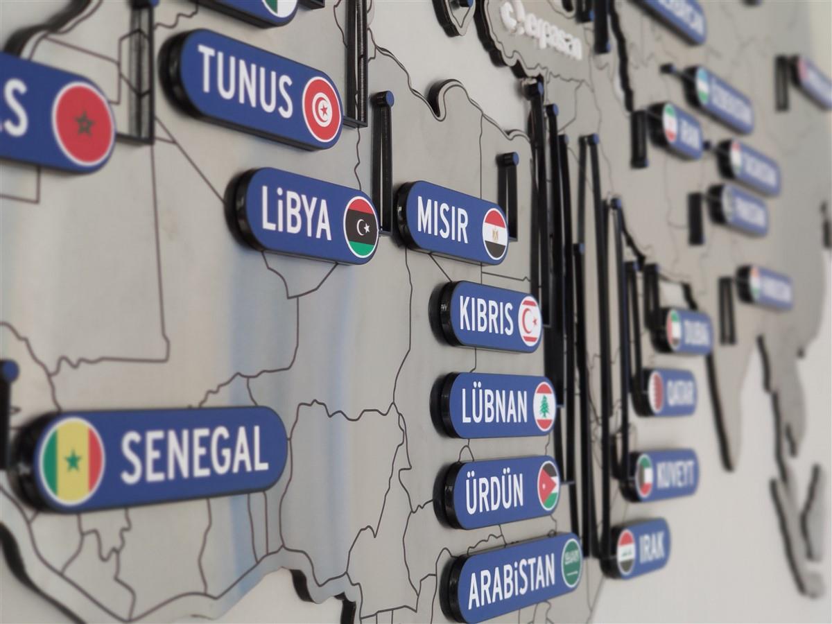 ERPASAN DÜNYA HARİTASI