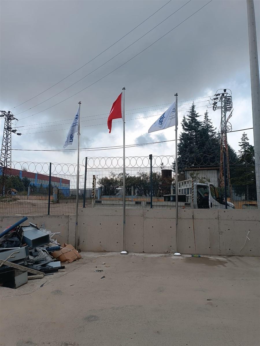 Erpasan Işıklı Kutu Harf, Bayrak Direği, Krom Kutu Harf Çalışması