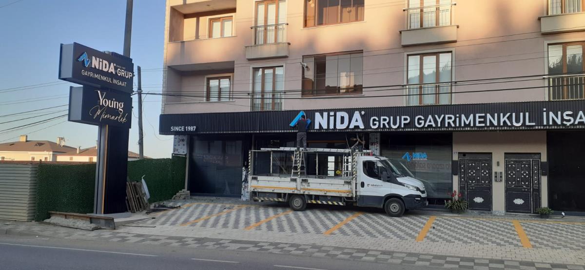 Nida Gayrimenkul Cephe Ve Totem Tabela Projemiz