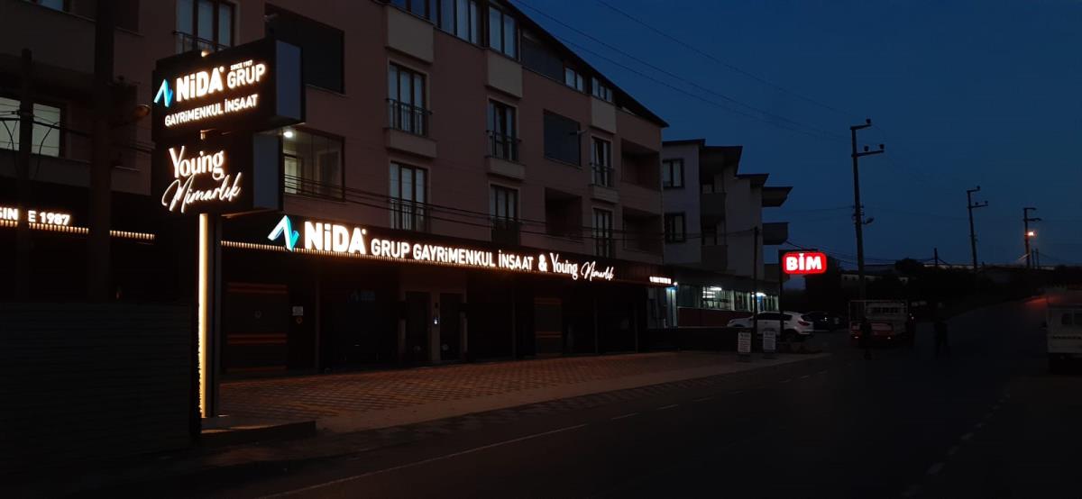 Nida Gayrimenkul Cephe Ve Totem Tabela Projemiz
