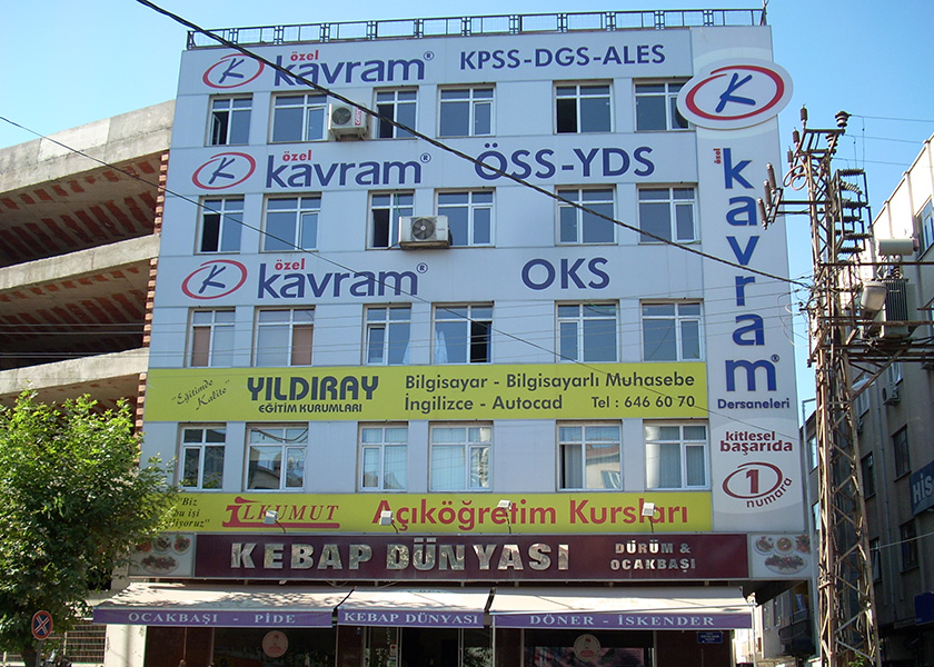 IŞIKSIZ VİNİL TABELA CEPHE GİYDİRME