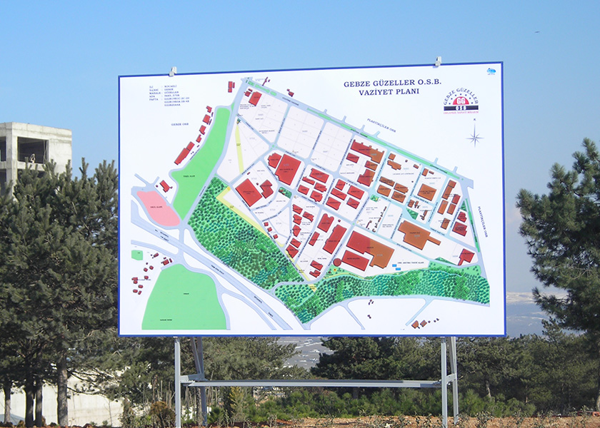 YÖNLENDİRME TABELALARI DIŞ MEKAN SANAYİ SİTELERİ