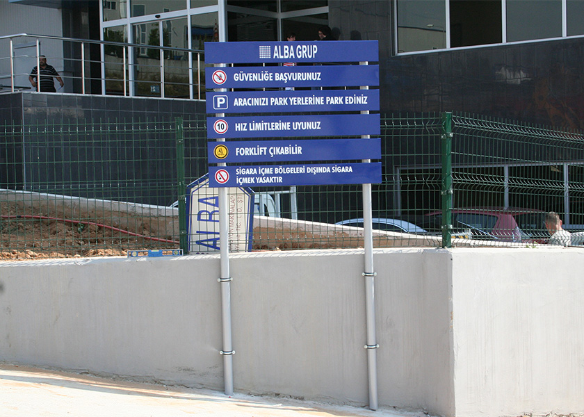 YÖNLENDİRME TABELALARI DIŞ MEKAN SANAYİ SİTELERİ