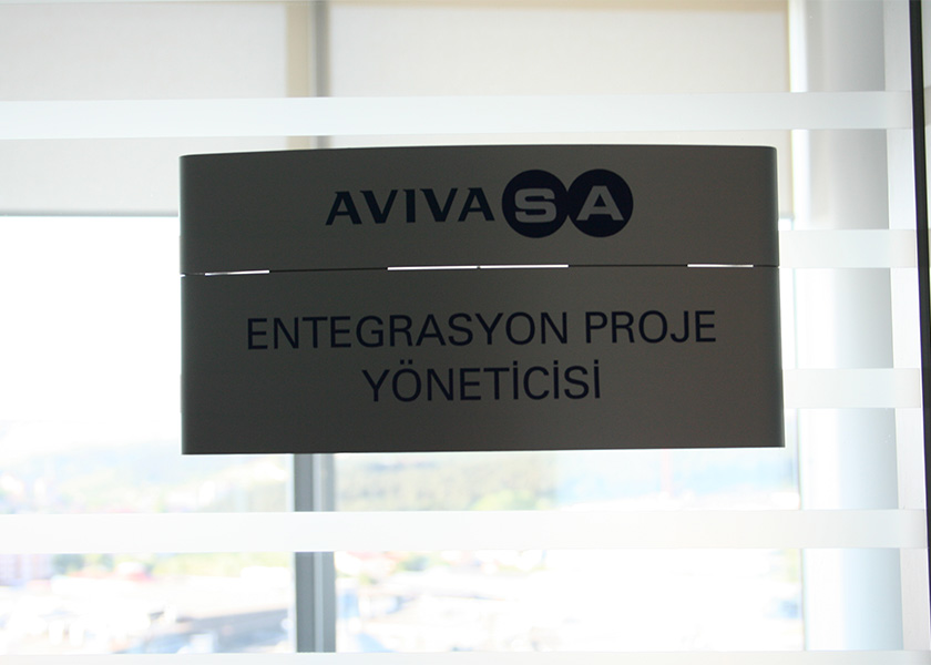 AVİVASA BOMBELİ KAT YÖNLENDİRME TABELALARI