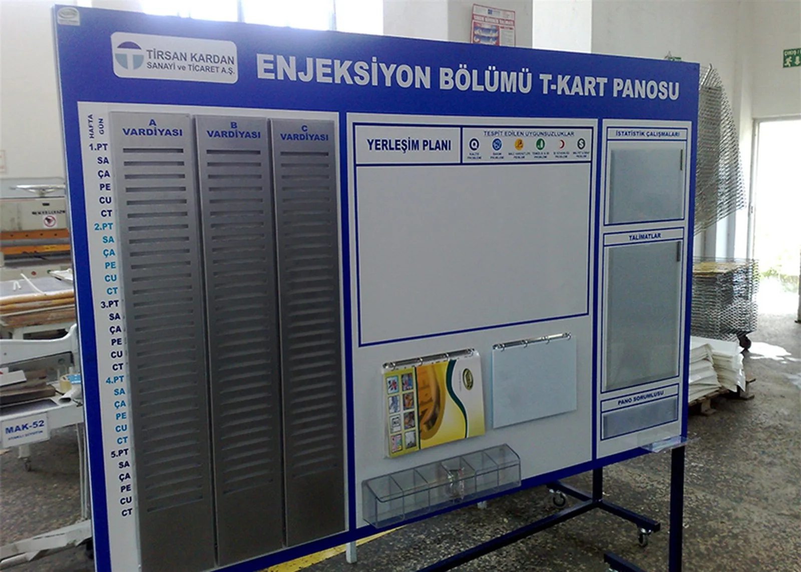 T - KART PANOSU ÜRETİM SİSTEMİ DENETLEME