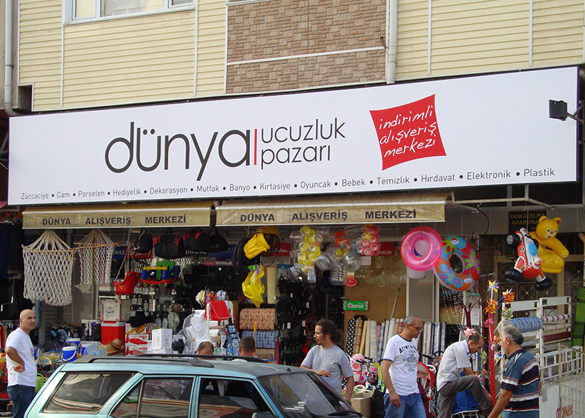 IŞIKSIZ VİNİL TABELA CEPHE GİYDİRME