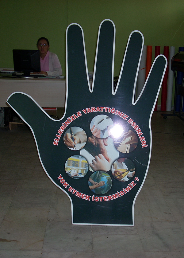 AYAKLI POSTER BANNER TANITIM STANDLARI