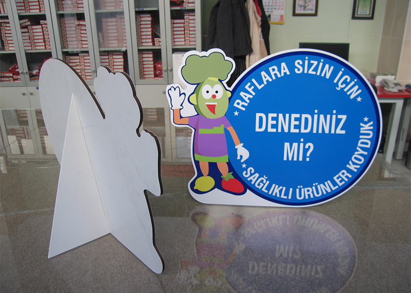 AYAKLI POSTER BANNER TANITIM STANDLARI