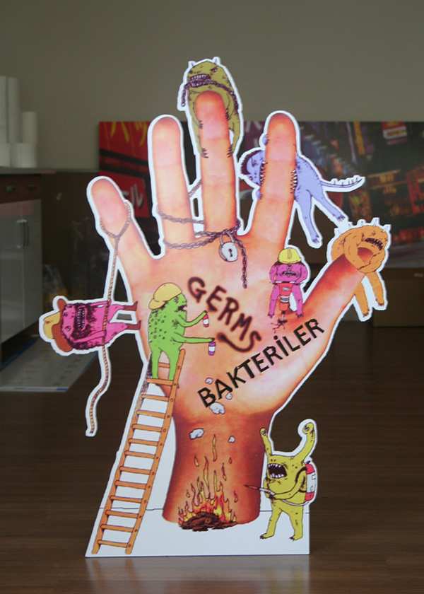 AYAKLI POSTER BANNER TANITIM STANDLARI