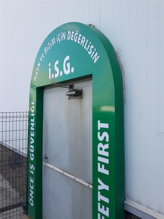 İŞ SAĞLIĞI VE GÜVENLİĞİ PERSONEL GİRİŞ TABELASI