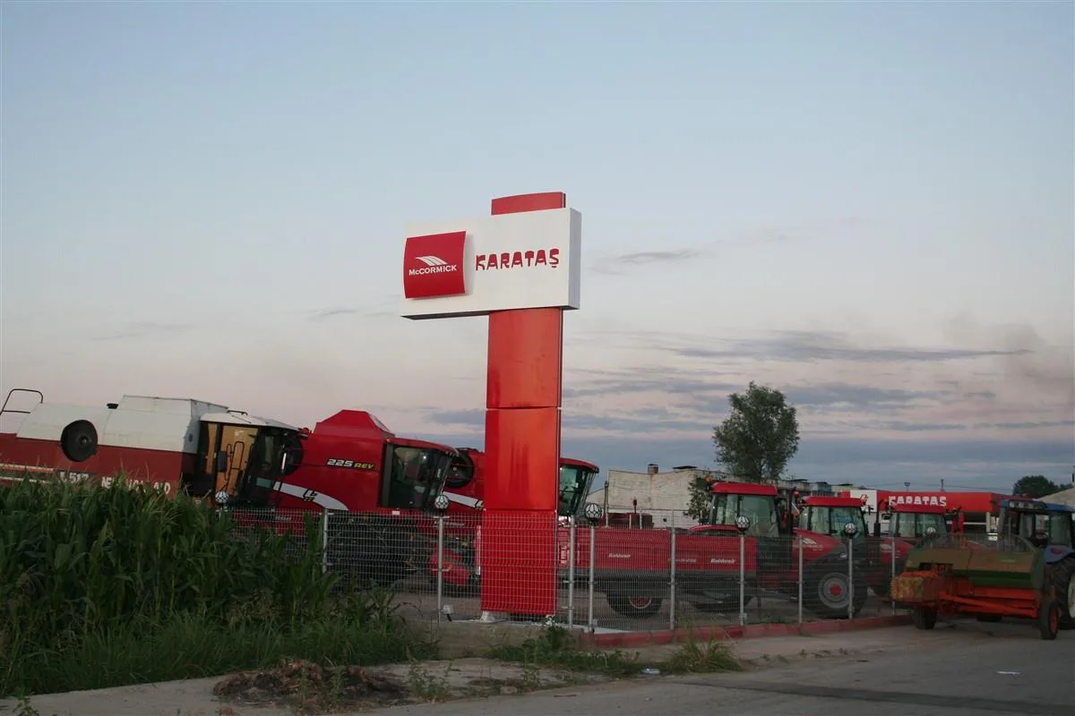 KARATAŞ ALÜMİNYUM IŞIKLI TOTEM TABELA