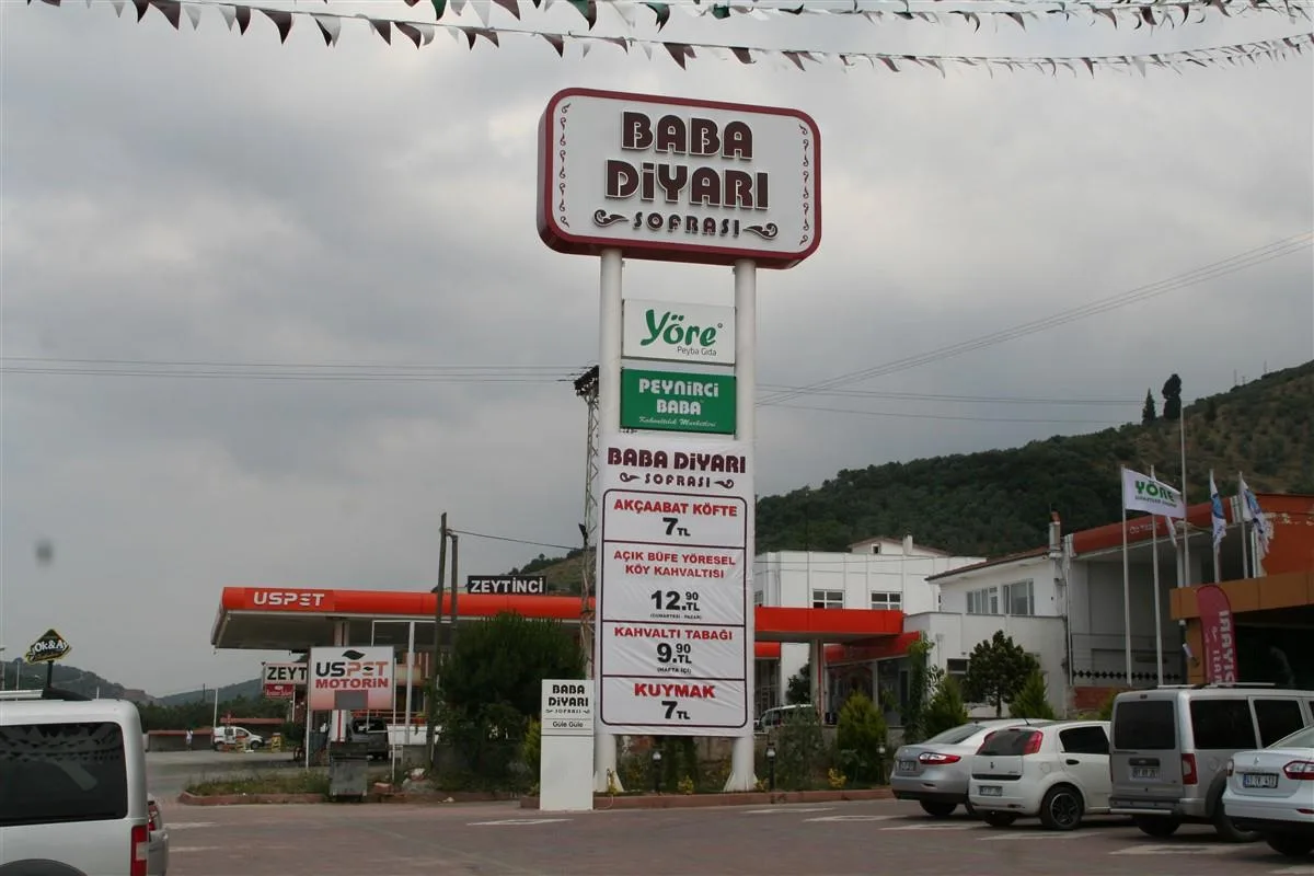 YÖRE ŞİRKETLER GROUP ÇİFT AYAKLI TOTEM TABELA