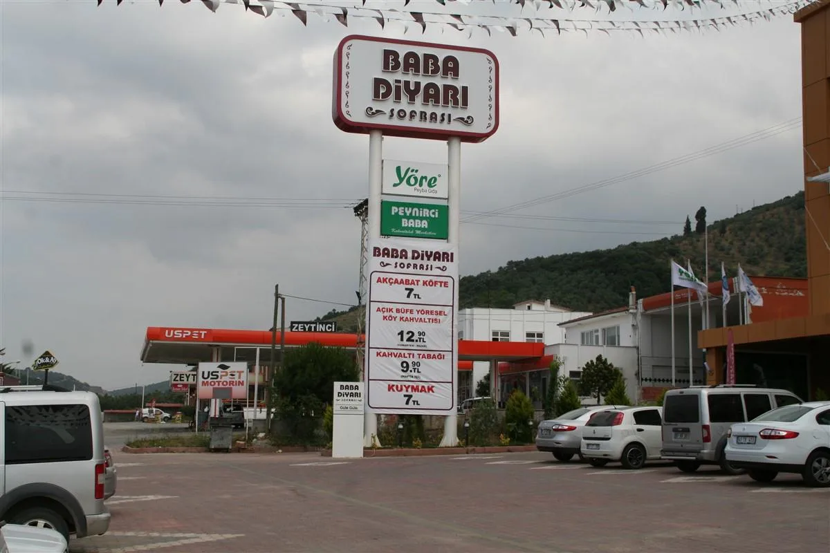 YÖRE ŞİRKETLER GROUP ÇİFT AYAKLI TOTEM TABELA