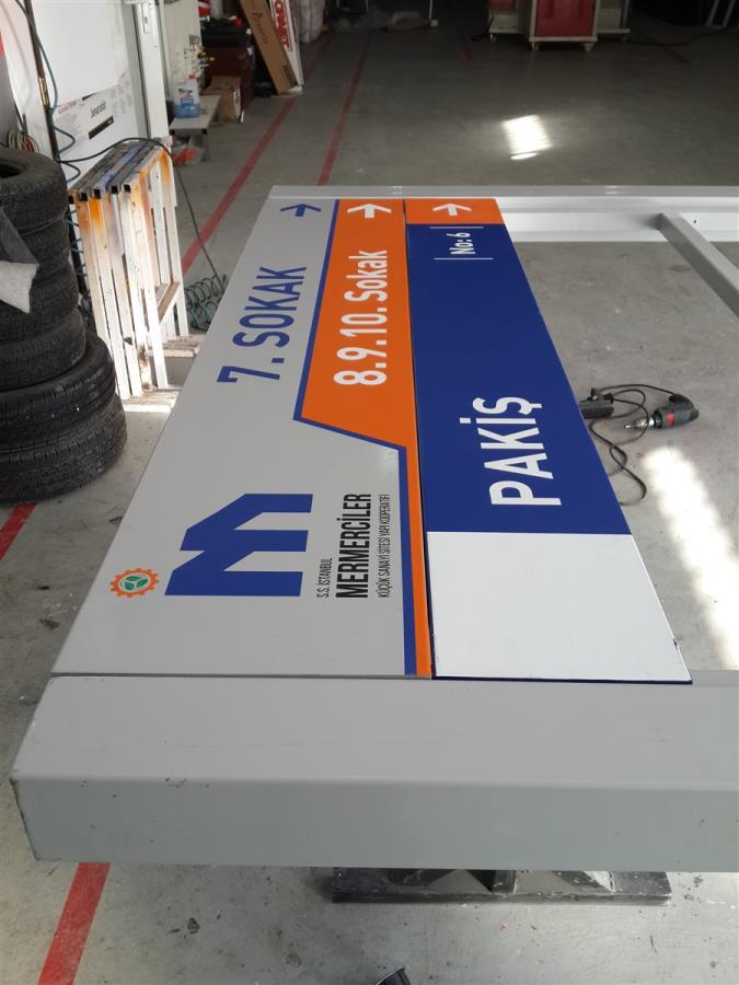 KOBİ OSB AYAKLI FİRMA YÖNLENDİRME TABELASI