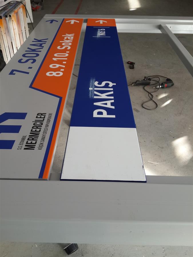 KOBİ OSB AYAKLI FİRMA YÖNLENDİRME TABELASI