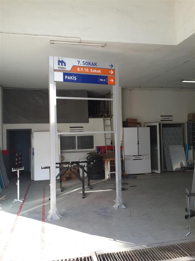KOBİ OSB AYAKLI FİRMA YÖNLENDİRME TABELASI