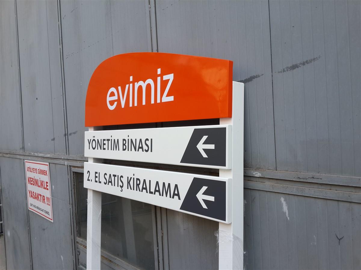 YÖNLENDİRME TABELALARI SİTE İÇİ DEMONTE TABELA
