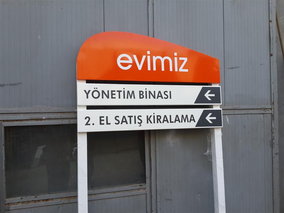 YÖNLENDİRME TABELALARI SİTE İÇİ DEMONTE TABELA