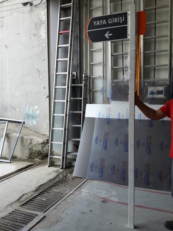 YÖNLENDİRME TABELALARI SİTE İÇİ DEMONTE TABELA