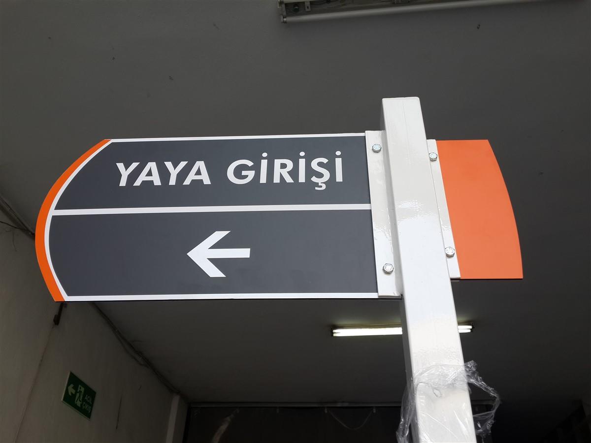 YÖNLENDİRME TABELALARI SİTE İÇİ DEMONTE TABELA