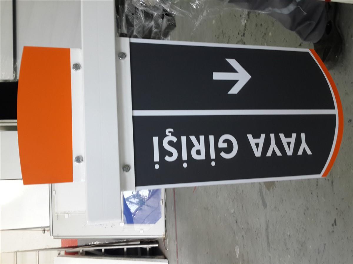 YÖNLENDİRME TABELALARI SİTE İÇİ DEMONTE TABELA