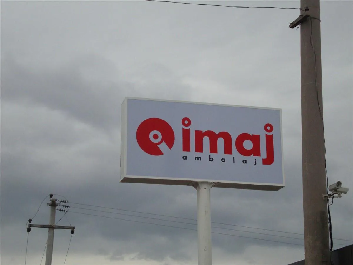 İMAJ AMBALAJ BORU ÜZERİ TOTEM TABELA