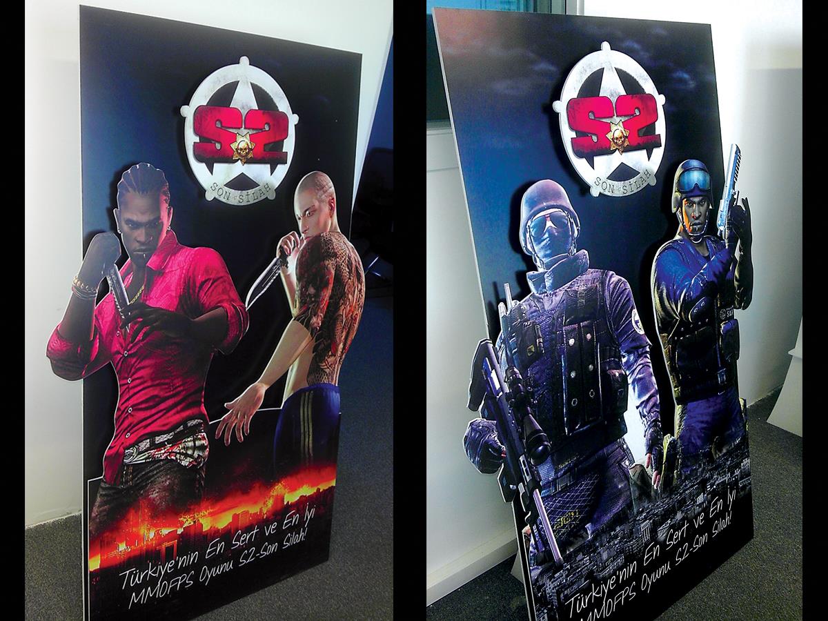 AYAKLI POSTER BANNER TANITIM STANDLARI
