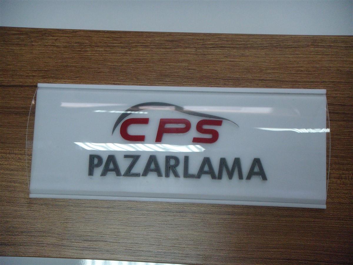 CPS PLEKSİ KABARTMA OFİS KAPI İSİMLİĞİ