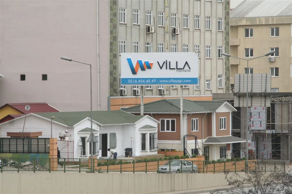 VİLLA PREFABRİK TOTEM TABELA İMALATI