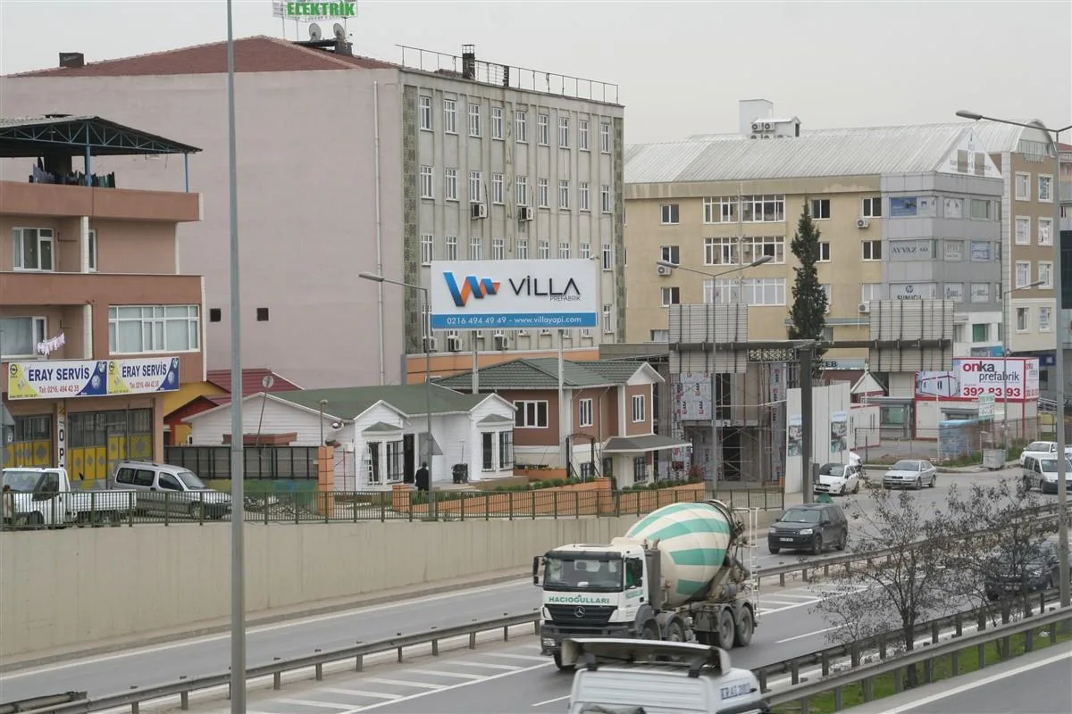 VİLLA PREFABRİK TOTEM TABELA İMALATI