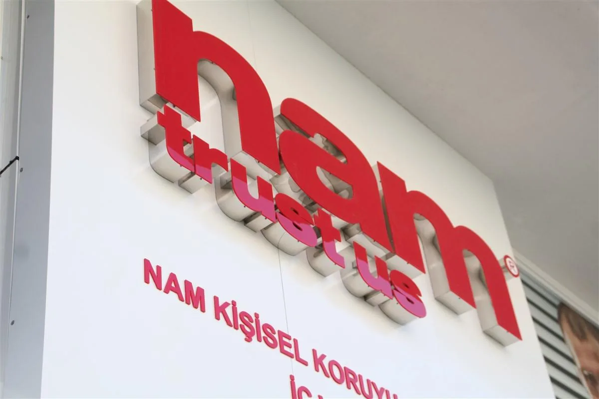 IŞIKLI KROM KUTU HARF CEPHE TABELASI