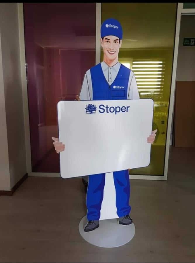 STOPER AYAKLI İNSAN FİGÜR YÖNLENDİRME STANDI
