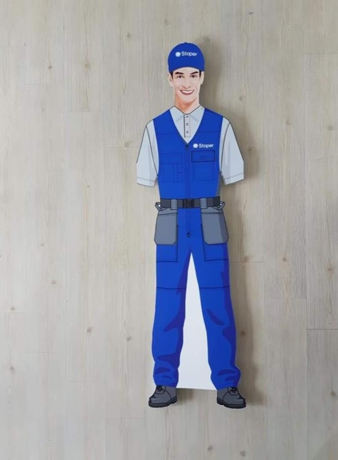 STOPER AYAKLI İNSAN FİGÜR YÖNLENDİRME STANDI