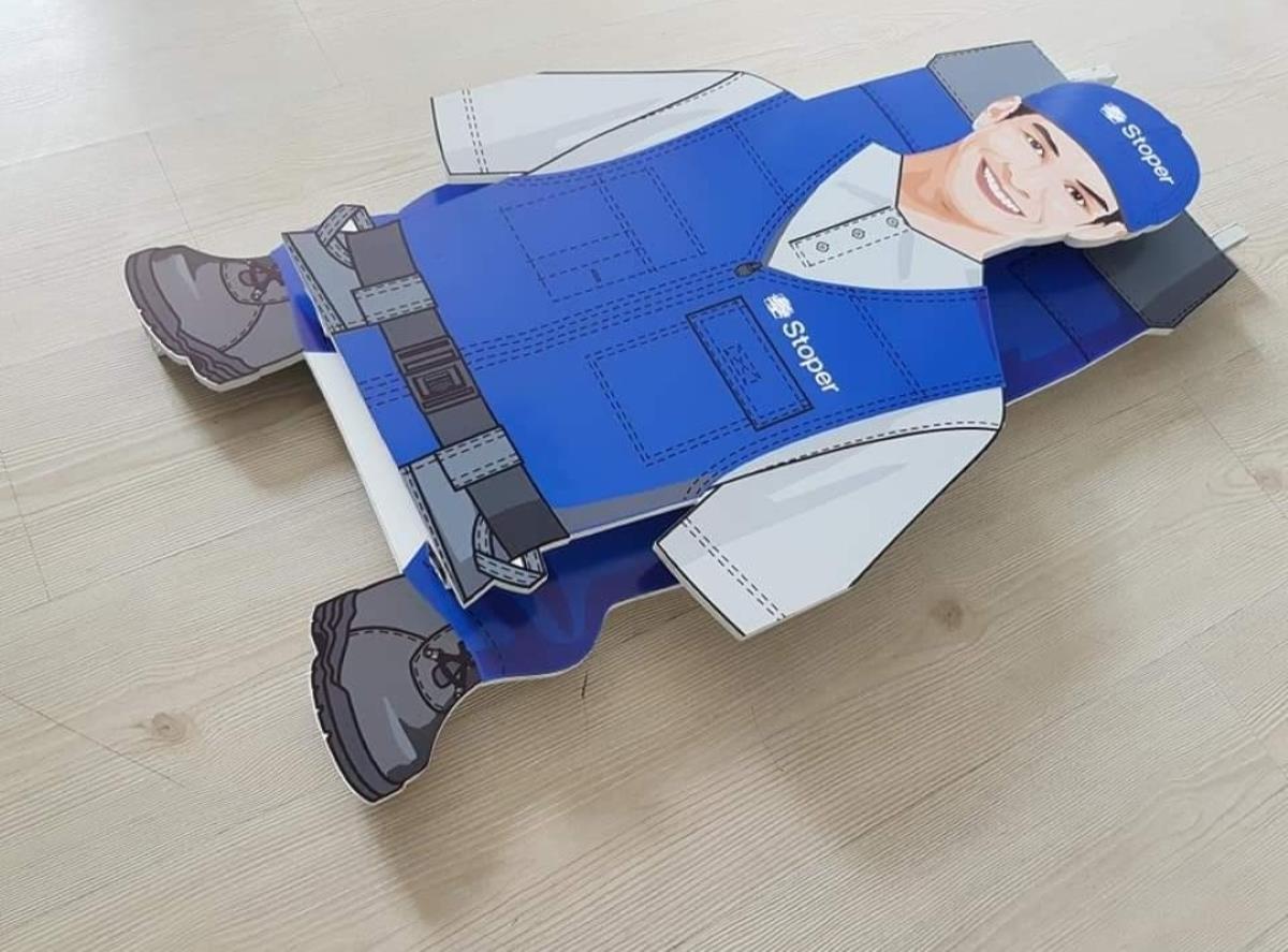 STOPER AYAKLI İNSAN FİGÜR YÖNLENDİRME STANDI