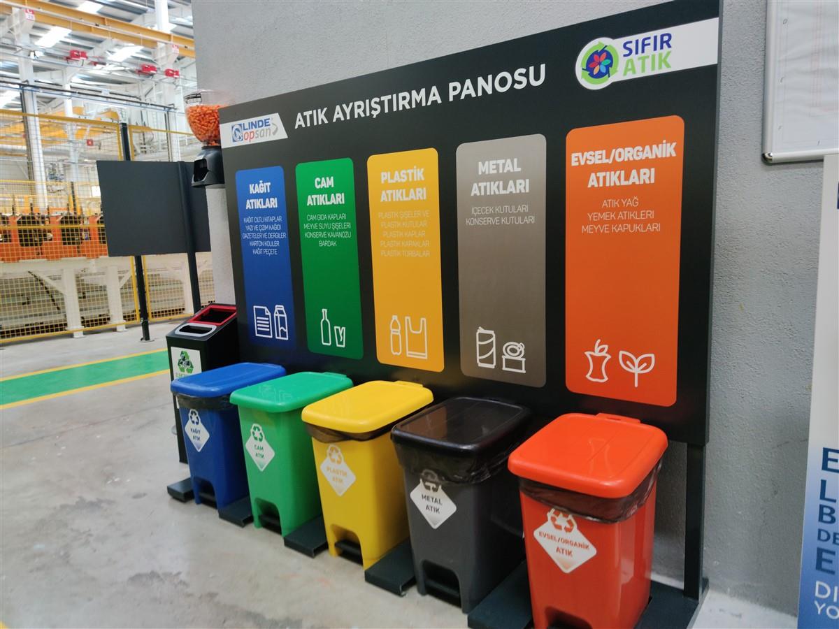 LİNDE GERİ DÖNÜŞÜM ATIK AYRIŞTIRMA PANOSU