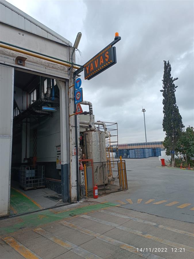 AYAKLI LED PANEL DİKKAT ARAÇ TABELA ÇALIŞMASI