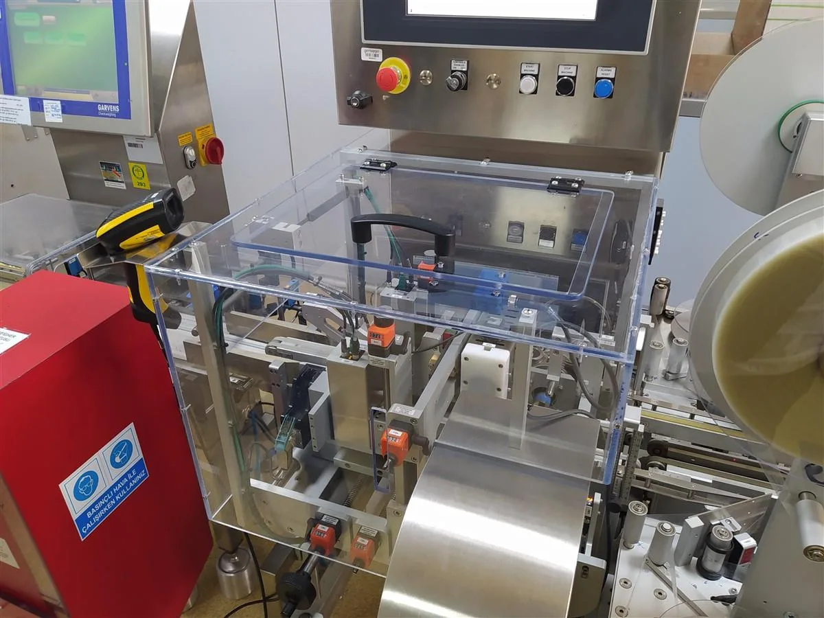 İSG İŞ GÜVENLİĞİ ŞEFFAF MAKİNE KAPAMA