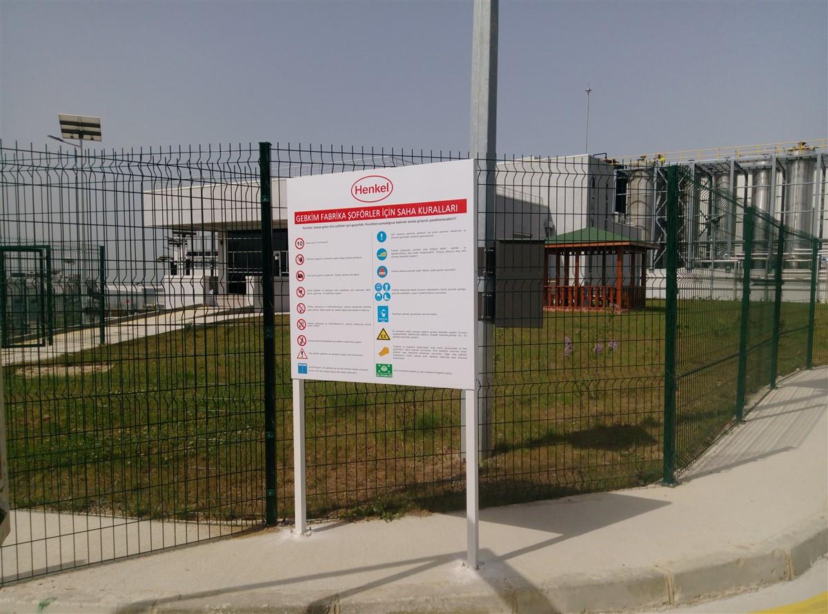 HENKEL SAHA İÇİ GENEL YÖNLENDİRME TABELASI