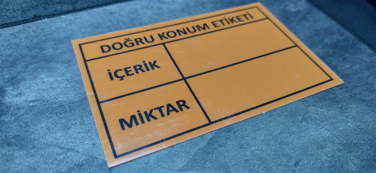 PVC VE ASETAT ETİKET BASKILARI