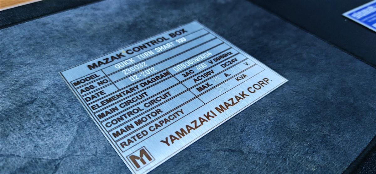 METAL ÜZERİ PANTOGRAF ETİKET
