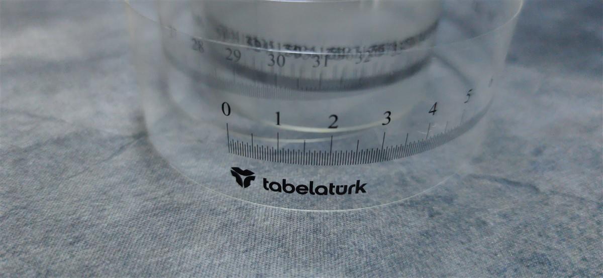 ŞEFFAF PVC ASETAT TERS BASKILI ETİKET