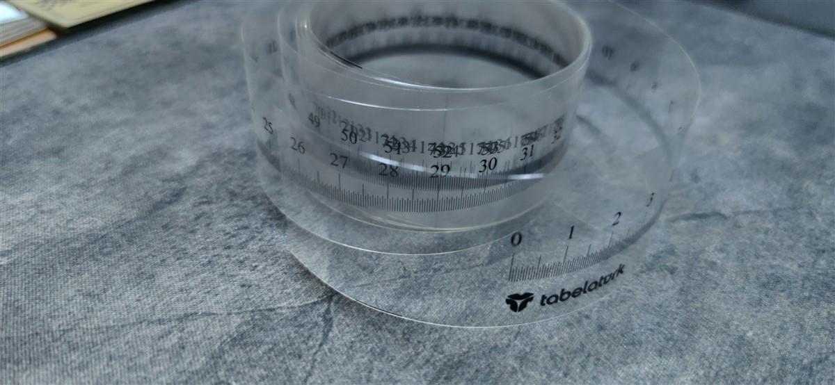 ŞEFFAF PVC ASETAT TERS BASKILI ETİKET