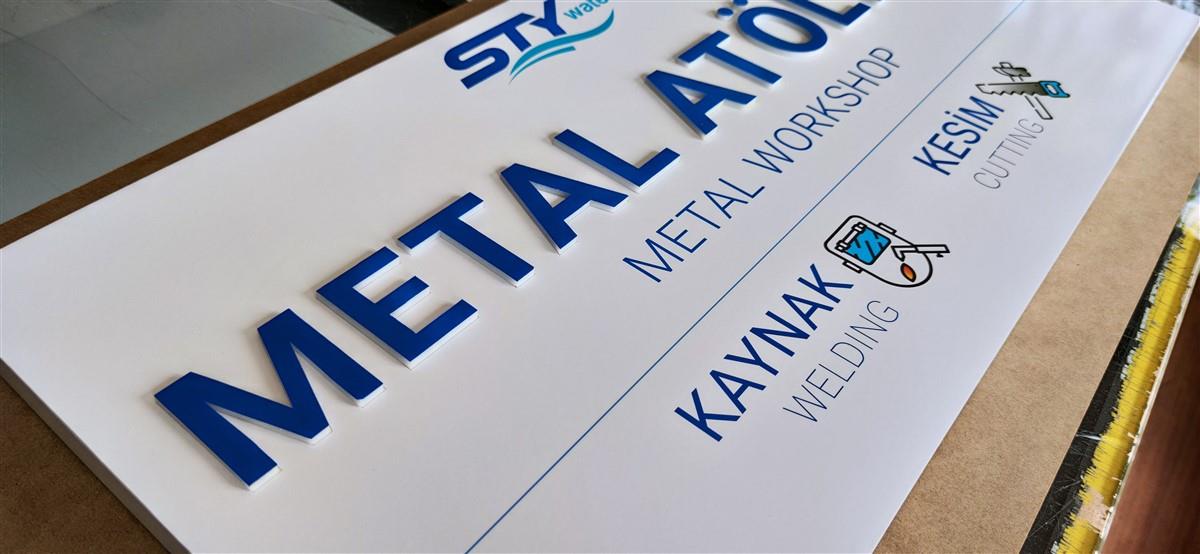 DIŞ MEKAN KOMPOZİT YÖNLENDİRME TABELASI
