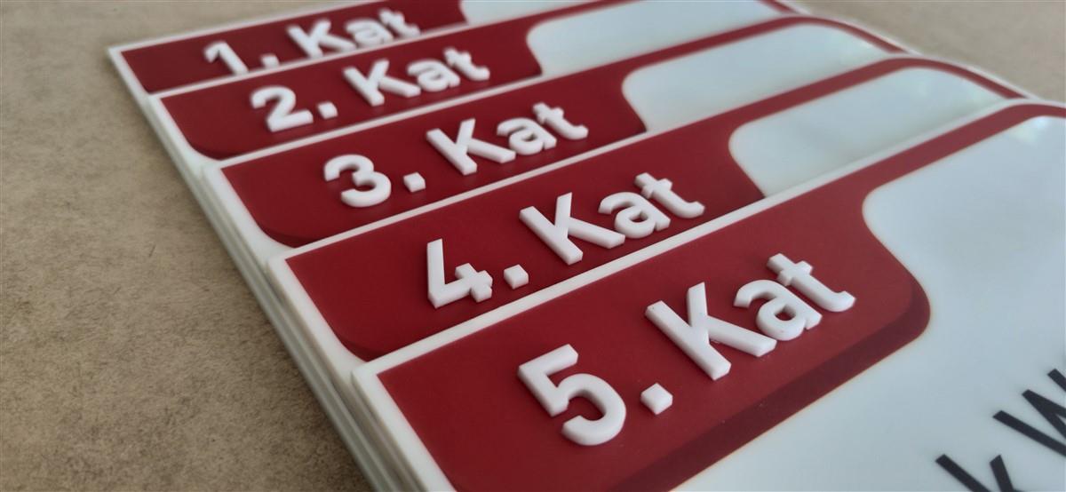 CUBE BEYOĞLU PLEKSİ KAT YÖNLENDİRME TABELASI