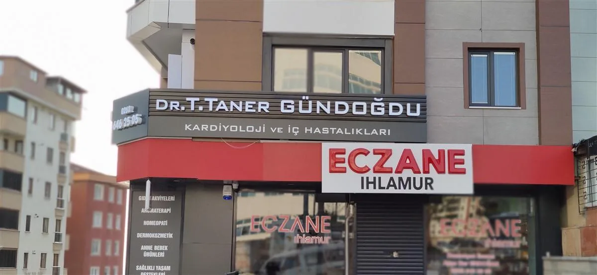 IŞIKLI KUTU HARF KOMPOZİT VE IZGARA ZEMİN TABELA