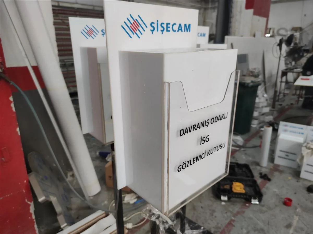 ŞİŞE CAM DAVRANIŞ ODAKLI İSG GÖZLEMCİ KUTUSU