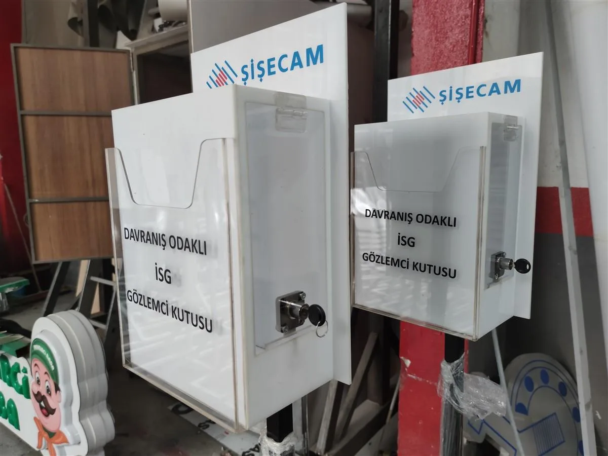 ŞİŞE CAM DAVRANIŞ ODAKLI İSG GÖZLEMCİ KUTUSU